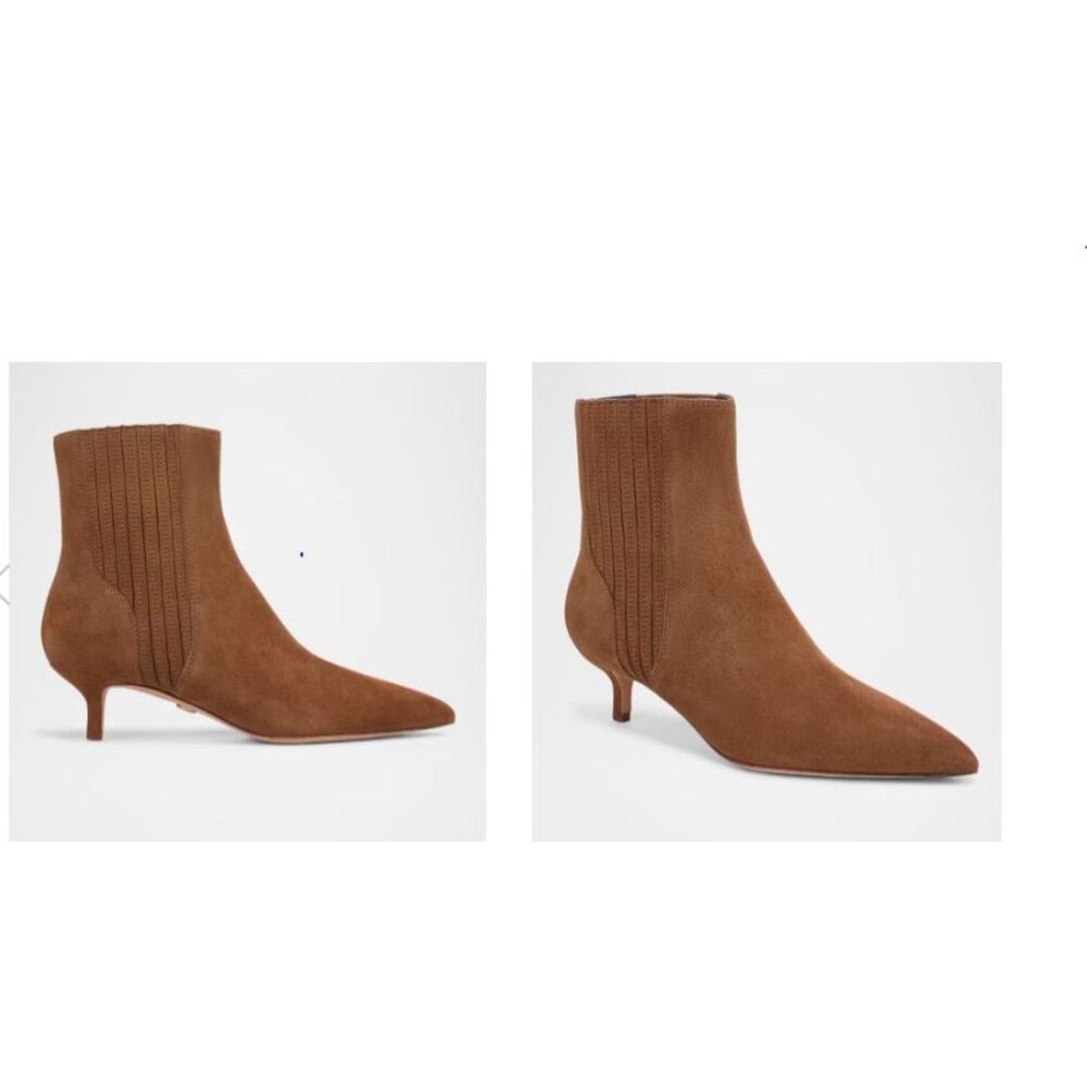 Veronica Beard Lisa 45 mm Kitten Heel Ankle Boots Sz 9 NIB 498 Hazelwood